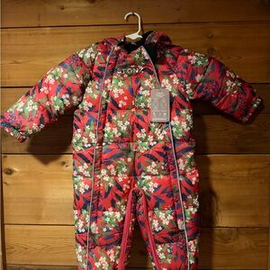 Stonz Red Floral Snow Suit